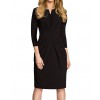 Women Short Sleeve Formal Party Work Business Office Sheath Dress